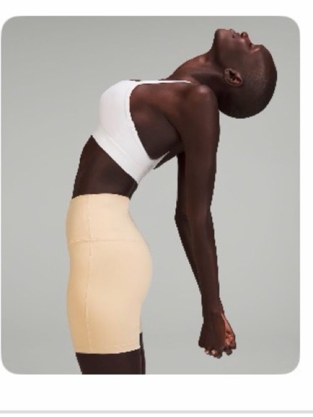 lululemon athletica High-Rise Athletic Bike Shorts in prosecco